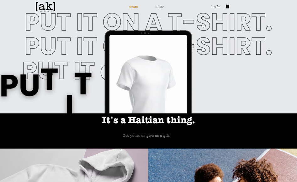 ankreyol: E-Commerce T-shirt website 