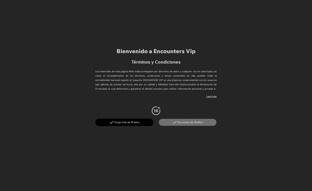 Encounters VIP: Es un sitio Web de contenido para adultos, es muy especial en su construcción pues es EditorX tiene un filtro a bases de datos y páginas con restricciones solo para clientes especiales, en realidad el sitio web en su conjunto es muy especial tanto en su funcionamiento como en su diseño.