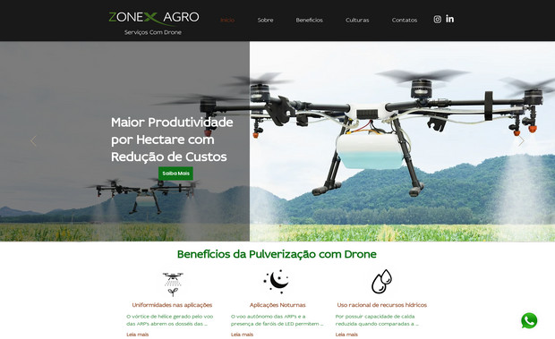 Zonex: Site novo