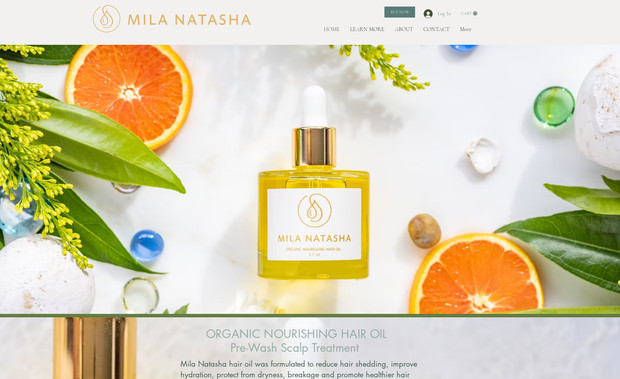 Mila Natasha : Design simple 1 product e-commerce website