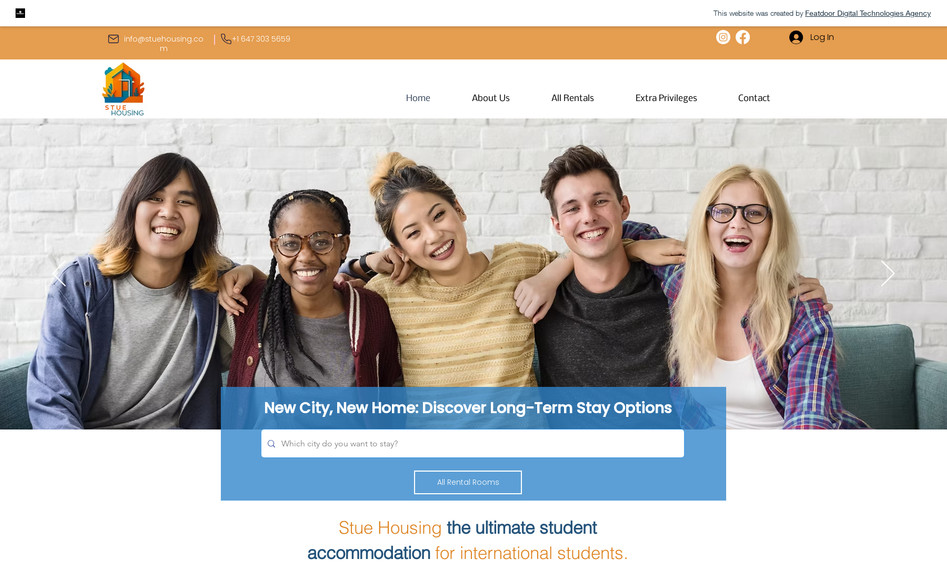 Stue Housing: Booking Room Service Website 