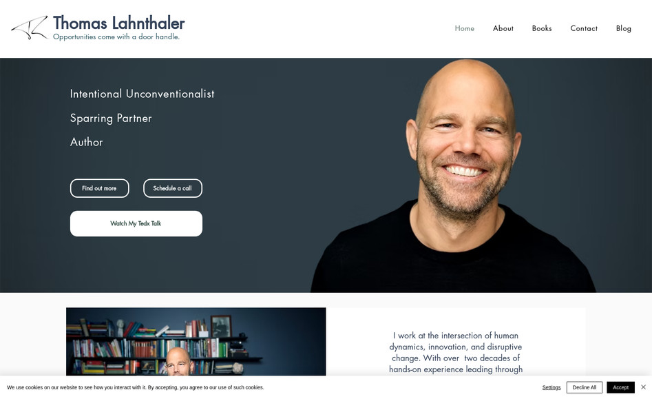 Thomas Lahnthaler: Full  Website Design