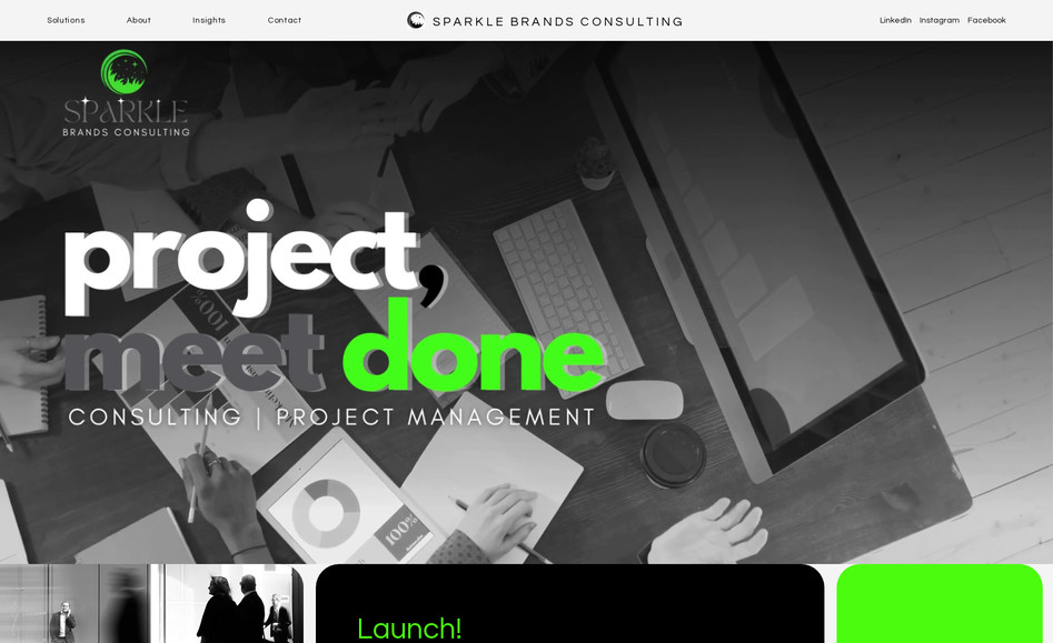 Sparkle Brands Consulting: A vibrant consulting site built to showcase the Sparkle Success System—a signature framework for transforming businesses. Featuring branded visuals, service pages, and lead capture forms, the site targets women-led and purpose-driven entrepreneurs seeking clarity, strategy, and sustainable growth.

