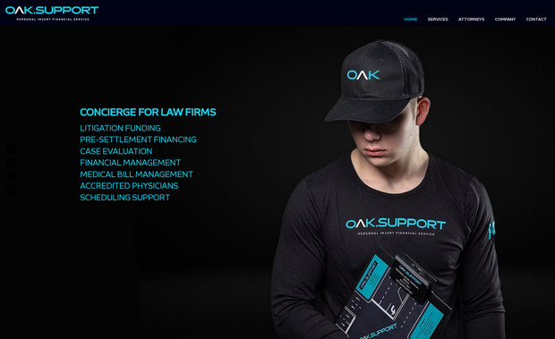 OAK.SUPPORT: Branding and website design