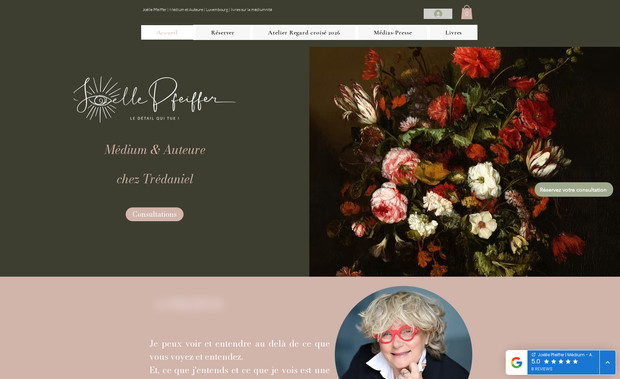 Joelle Pfeiffer: Site de médium & auteur chez Trédaniel