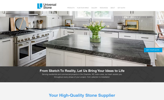 Universal Stone: Initially, Universal Stone's website was constructed on the WordPress platform. However, their in-house team faced challenges navigating the user interface and sought a website redesign to better showcase their services and products. With our expertise, we delivered a dynamic and visually impressive design that enabled their audience to easily comprehend and place trust in their brand. We take great pride in delivering a visually compelling design that met and exceeded their expectations. Now, their team can seamlessly manage minor updates while we remain available to assist with more significant tasks.