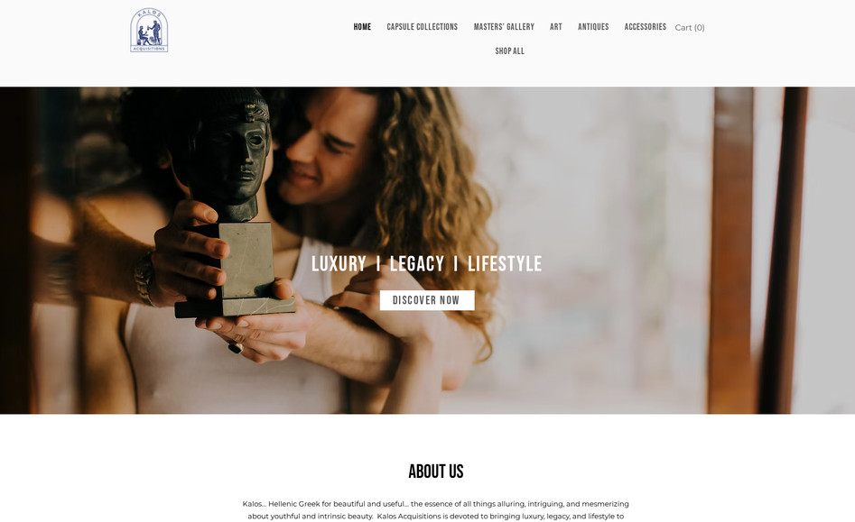 Kalos: This is an ecommerce website with elegant feel and look developed by me. The client wanted something classy and stunning which I delivered