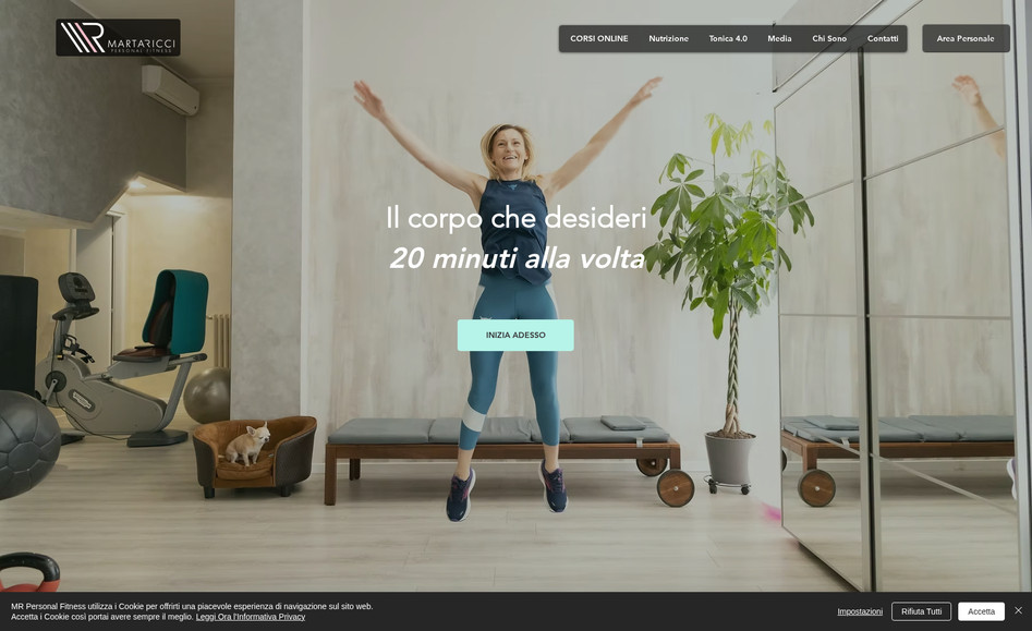 MR Personal Fitness: Restyling intero sito 