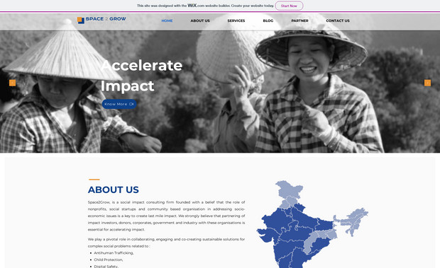 SPACE2GROW: To provide the customer stunning, search engine optimised, user-friendly and mobile-responsive website along with Freedom of Customization and Convenient Admin Control.