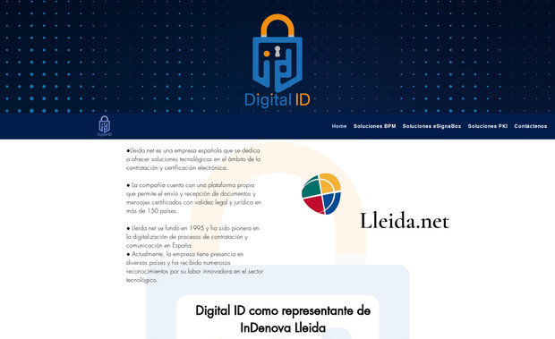 Digital Id: Technology Multi  Lingual website