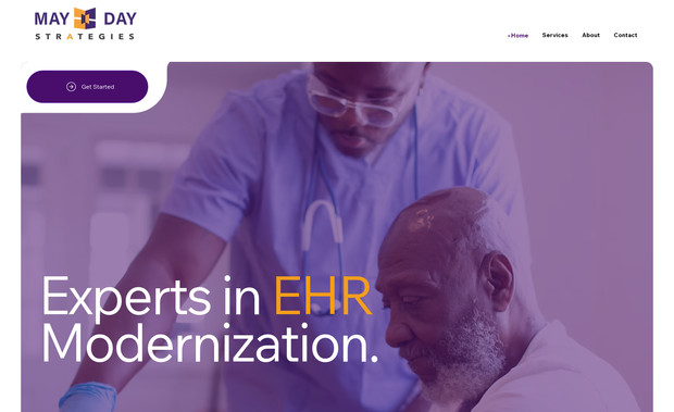 May Day Strategies: A complete branding project including the website. This is a woman-led, VA -focused consulting company.