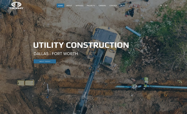 Trophy Construction: Built this whole site and do monthly seo on it