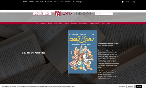 Bolis Edizioni: Creazione sito Ecommerce e consulenza Digital Marketing