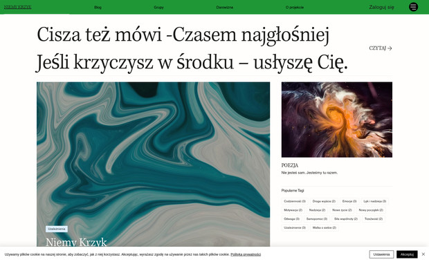 NIEMY KRZYK 2: FREE WEBSITE DESIGN PROJECT 