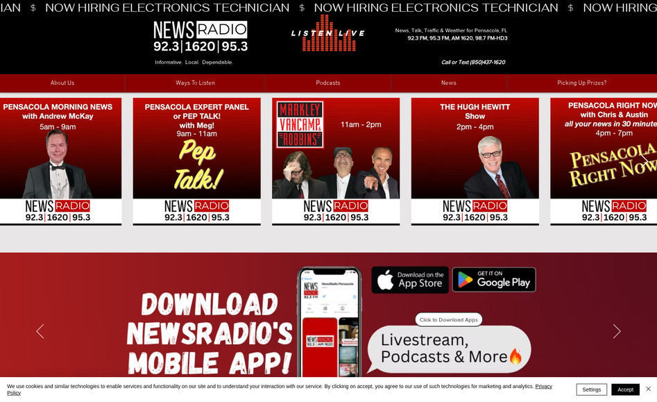 NewsRadio Pensacola: News Talk Website in Pensacola, Florida