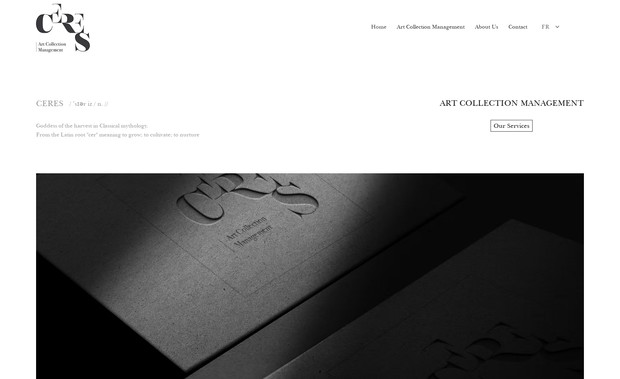 CERES: création site web 