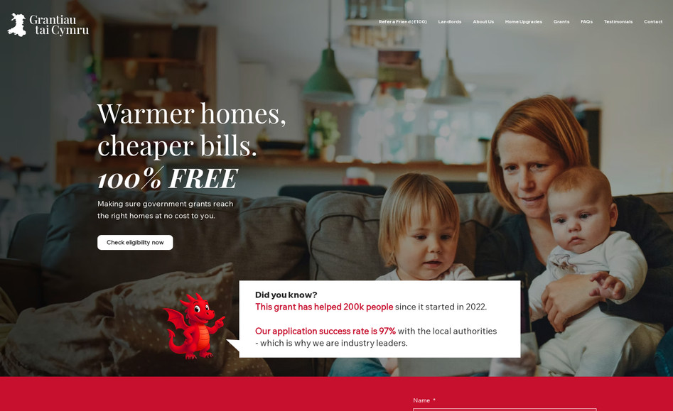 Grantiau Cymru: Branding, logo, brand direction, design, print and POS design, photo editing, website and more!