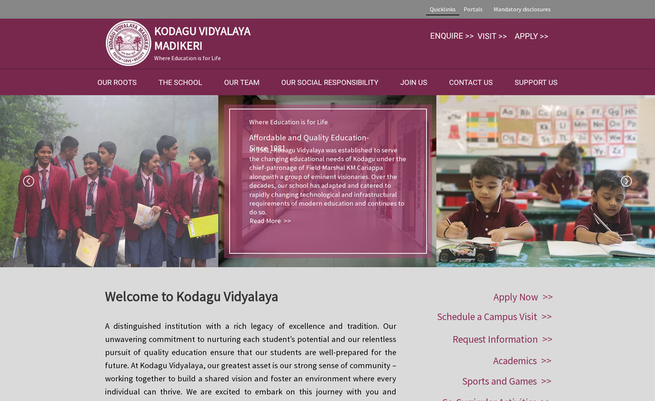 Kodagu Vidyalaya: undefined