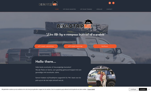 Roadtripme: Website + Foto's
