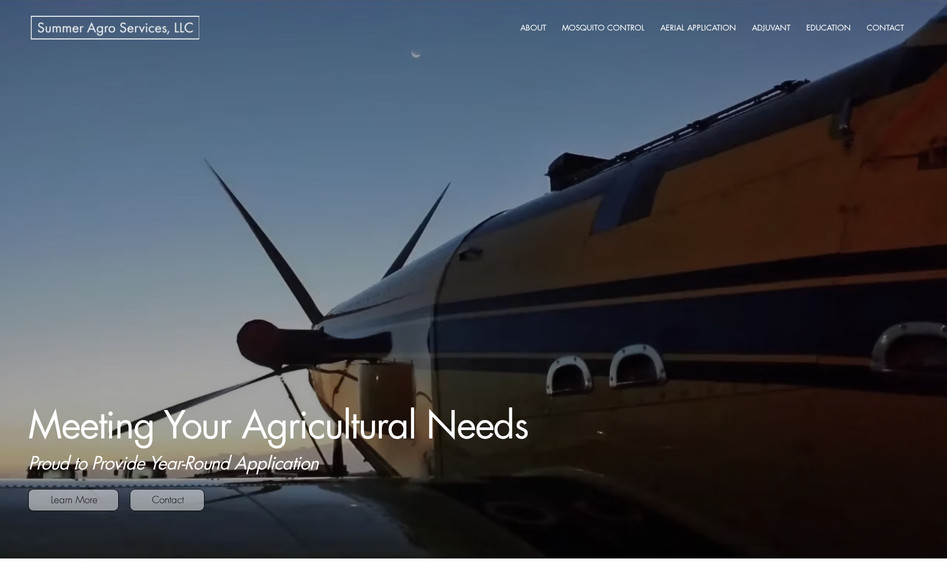 Summer Agro Services, LLC.: This website design embraces a minimalist and clean aesthetic, providing users with an effortless browsing experience. It features concise descriptions of small business services and a compelling narrative of the company's history, creating a seamless blend of professionalism and approachability.