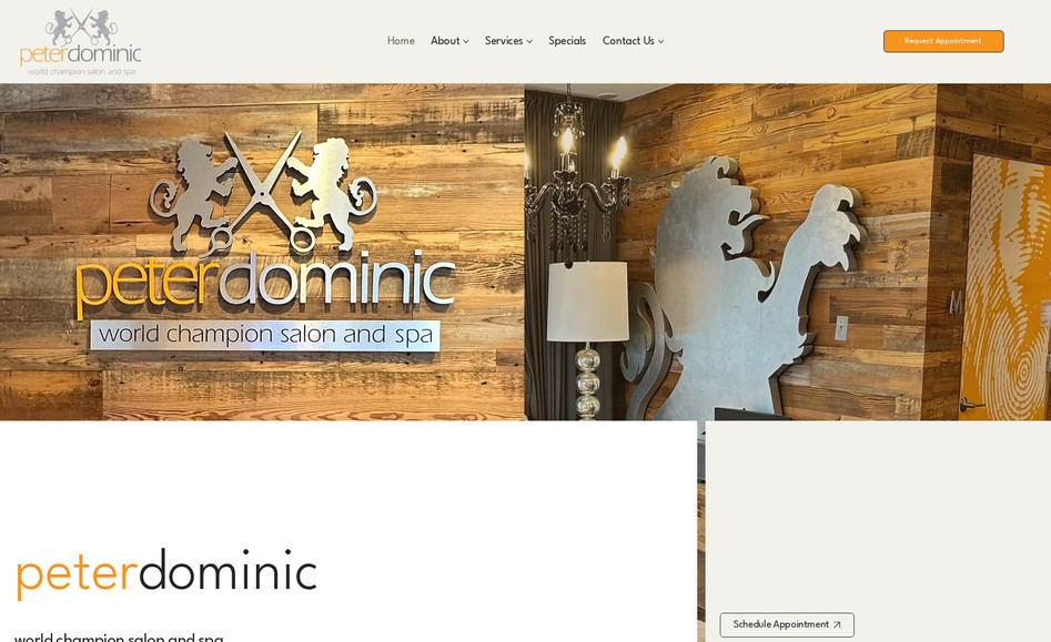 peterdominic salon: undefined