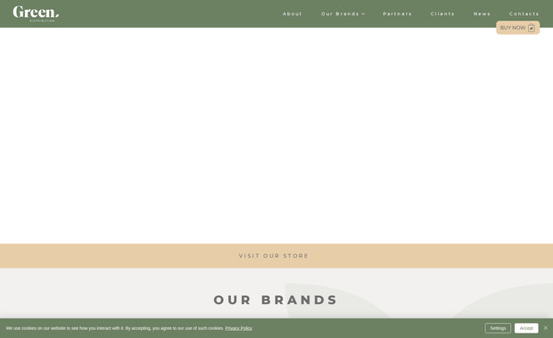 Green Disribution: A website created on Wix Studio for Green Distribution, a food supplier and distributor in Europe. The site features a product catalog, online store, company services, and SEO optimization. Customers can make purchases online.