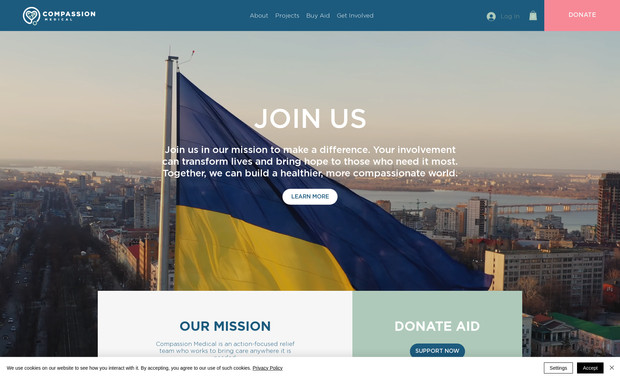 Compassion Medical: We helped Compassion Medical with a new e-commerce website and branding.