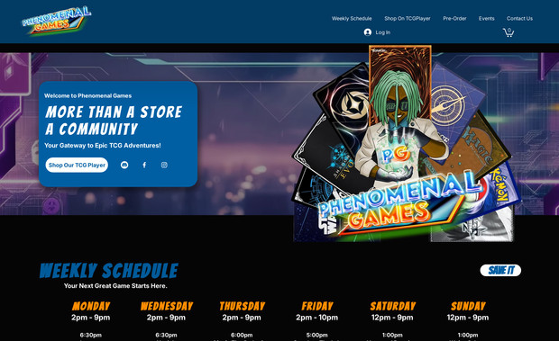 Phenomenal Games: iCreate partnered with Phenomenal Games, a tabletop and trading card game retailer, to design and launch a professional website that serves as a hub for tournaments, events, and community engagement. The site highlights upcoming events, supports player sign-ups, and provides a digital home base for their growing gaming community.

Beyond the website, iCreate maintains an ongoing partnership with Phenomenal Games, supporting them with business development and marketing efforts across both digital and in-person channels. From tournament promotion and event marketing materials to digital campaigns and strategy, iCreate helps the brand strengthen its presence, attract new players, and build a loyal community.

This project demonstrates iCreate’s ability to provide holistic support for retail and event-driven businesses, blending web development, digital strategy, and hands-on marketing assistance.