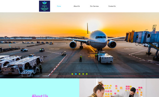 Onecia &amp; Associates: I did both Desktop and the Mobile versions of this website with some unique designs.