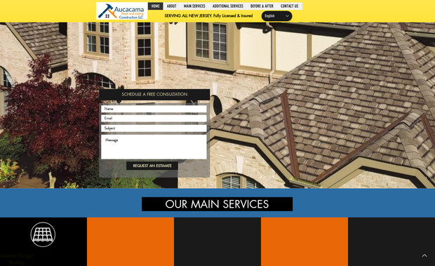 Aucacama Constructio: Roofing contractor in NJ