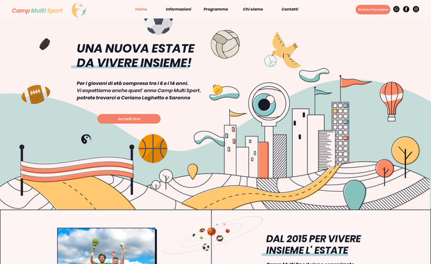 Camp Multi Sport: Creazione sito e comunicazione integrata per un organizzazione no profit.

Website creation and integrated communication for a non-profit organisation.