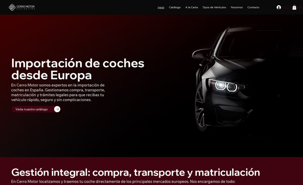 Cerro Motor: En Sphere Studio hemos diseñado y desarrollado desde cero el nuevo sitio web de Cerro Motor, convirtiéndolo en un referente digital en el sector de la importación de vehículos en España.

El proyecto se ha construido sobre un enfoque estratégico de SEO on page, diseño dinámico y gestión avanzada de catálogos, con páginas personalizadas para cada país de importación, fichas de vehículos optimizadas y una experiencia de usuario pensada para generar confianza y convertir visitas en clientes.

Con este desarrollo, Cerro Motor no solo muestra su trayectoria internacional y su catálogo premium de coches, sino que también consolida su posición en Google como marca líder en importaciones.

En Sphere Studio seguimos impulsando proyectos que unen tecnología, estrategia y diseño, llevando a nuestros clientes a competir al nivel de las grandes marcas internacionales.