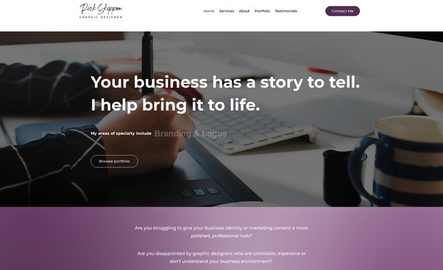 Rick Skippon: I did the full website design from scratch to launch. I did the website layout, call to action, contact forms, social media integration, mobile layout optimization, and on-site SEO optimization. 