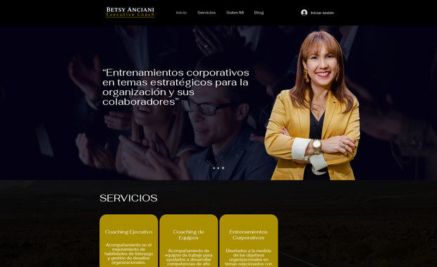 Betsyanciani: Sitio WEB para Coach
