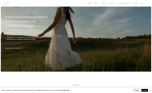 Marque Brand M.: Design Sito
