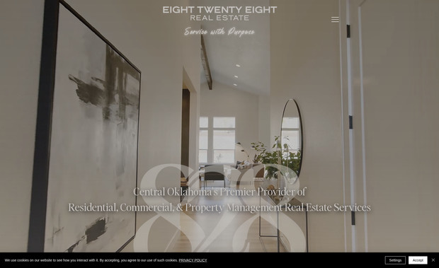 828 EIGHT TWENTY EIGHT REAL ESTATE: Full end-to-end redesign of Real Estate Brokerage Web Presence.  Fully responsive website, graphic design elements, third-party website inclusions as well as third-party website punchouts, re-implementation of real estate IDX with personalization, and custom code for direct email functionality.