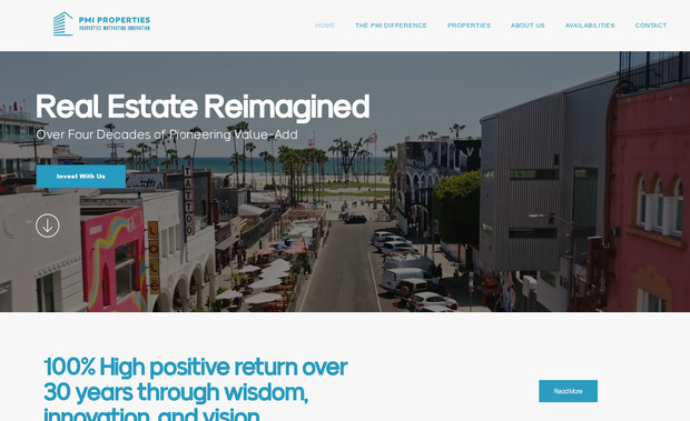 PMI Properties: Website Design, Mobile Design and SEO