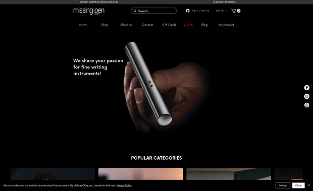 Missingpen: undefined