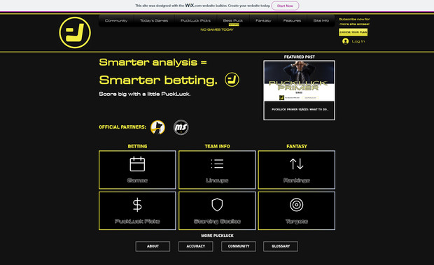 PuckLuck.com: undefined