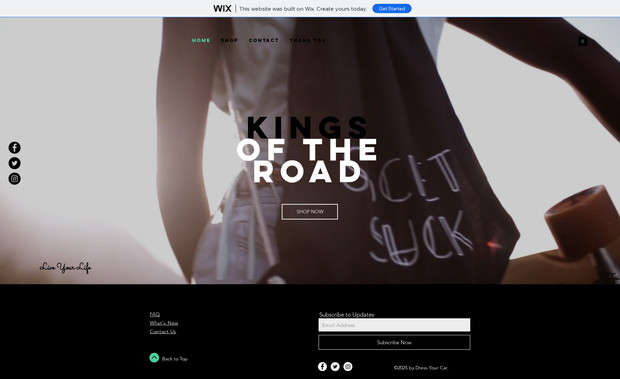 mylife: Website for company producing car hood covers