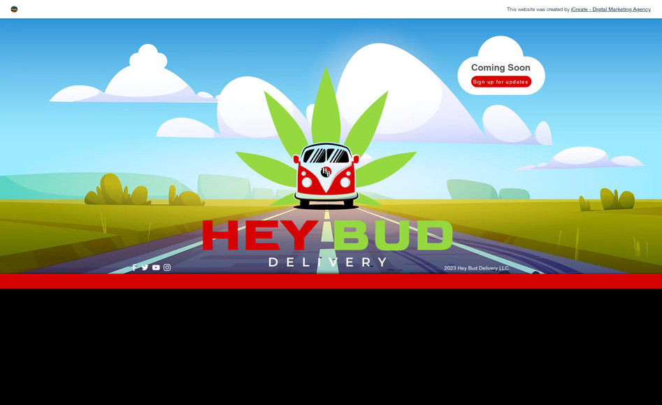Hey Bud: A quick and simple landing page for a cannabis company!