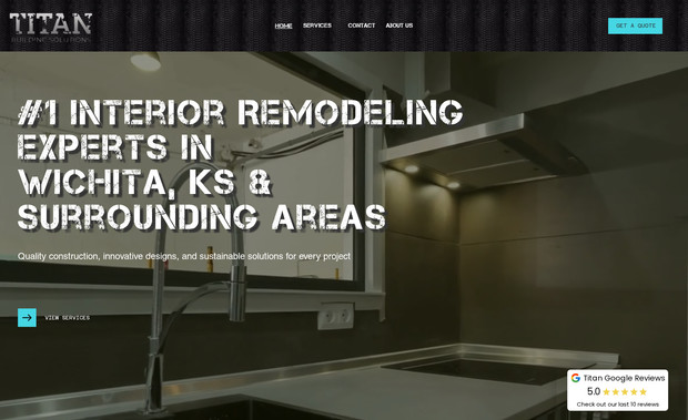 Titan Building Solutions: Most service-based websites follow the same predictable formula. Stock images. Generic copy. A list of services. A contact button. Done.

For Titan Building Solutions, we intentionally avoided that cookie-cutter structure.

As a growing construction and remodeling firm, Titan has real operational depth, strong project execution, and a clear standard for quality. The website needed to reflect that bandwidth, not flatten it.

We designed the site to be more interactive, visually dynamic, and experience-driven. Instead of simply listing services, we structured the content to:

• Showcase project capability and scope
• Highlight process transparency
• Build trust through authority and presentation
• Create a stronger user journey from discovery to consultation

We focused on demonstrating scale, professionalism, and forward momentum. Every section was built to communicate that Titan is not a “handyman website.” It is a structured, high-capacity service-based operation.

The result is a digital presence that reflects the real strength of the business behind it.

And that same intentional, non-cookie-cutter approach is exactly what we can execute for your brand as well.