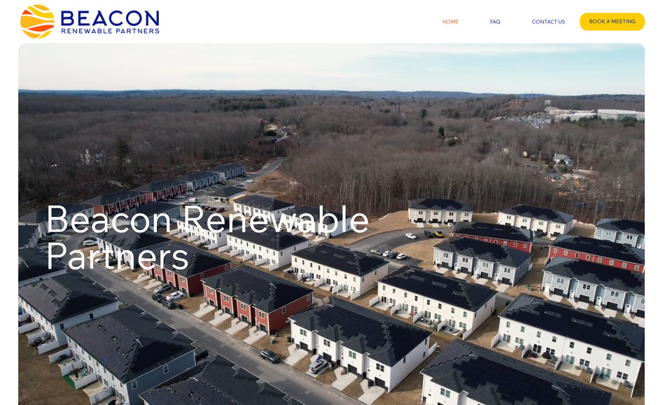 Beacon Renewable: Wix STUDIO for solar company.