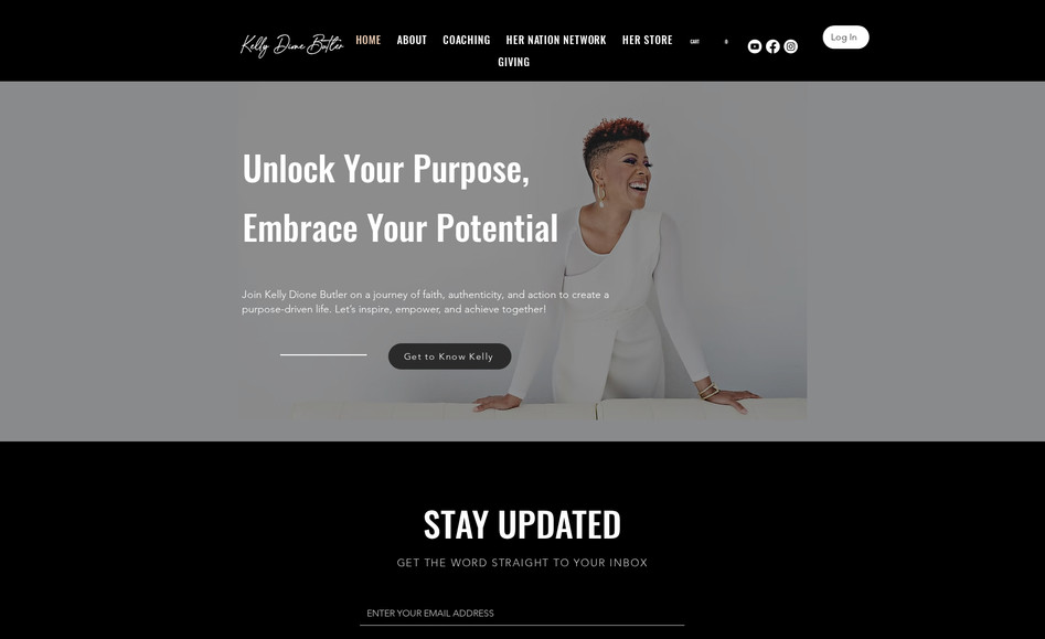 KellyButler: I helped the client develop the webite from the scratch and added events and bookings functionality