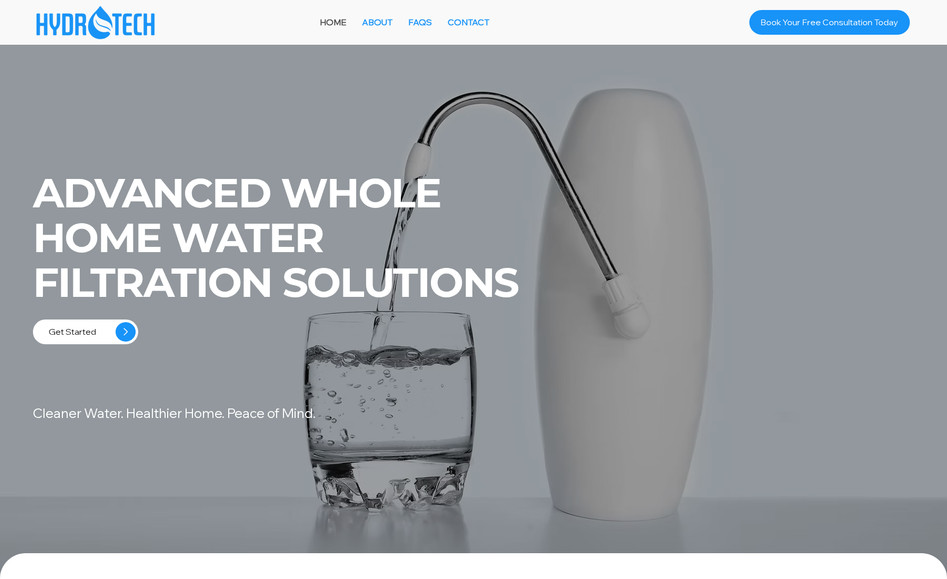 HYDROTECH : Worked with owner to create, write, and design, from start to finish! 