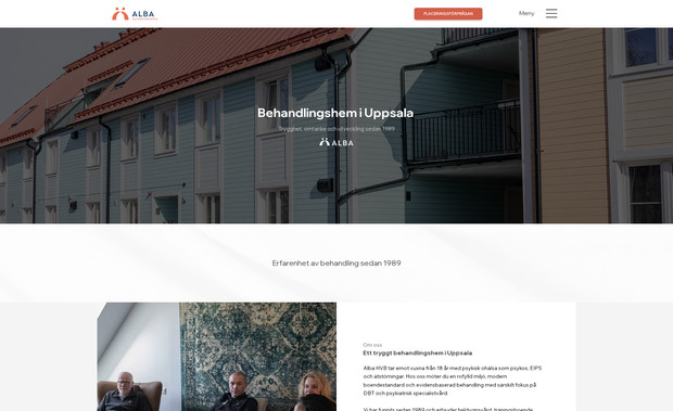 ALBA HVB: Ox Web designed and built the new website for Alba HVB, a treatment home within Österbygruppen. The focus was on a calm, trustworthy and home-like design, clear navigation for municipalities and professionals, and conversion-friendly flows for placement inquiries and recruitment. The site is built in Wix Studio, fully responsive and SEO-structured to reflect Alba’s specialist psychiatric care and everyday life at the home.