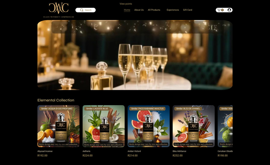 CWC Luxury: Uma loja de artigos de luxo de segunda mão com foco em experiência premium, navegação intuitiva e apresentação impecável dos produtos. O design minimalista valoriza peças como bolsas e relógios pre-owned, garantindo credibilidade e desejo.

O que foi entregue

Catálogo visual organizado (bolsas e relógios)

Layout clean, sofisticado e responsivo

Experiência de compra otimizada para público de luxo

Estrutura preparada para futuros filtros avançados e certificação de autenticidade

Comunicação clara do conceito “luxo acessível e confiável”

Resultado
Uma plataforma elegante, segura e voltada para conversão — perfeita para quem busca peças de luxo com excelente curadoria e preço competitivo.