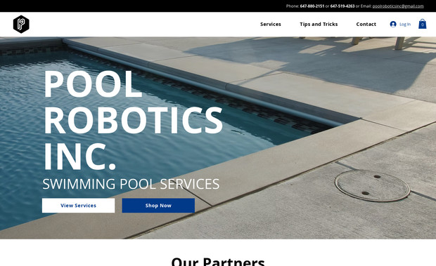 Pool Robotics Inc.: Website Design, branding & consulting.