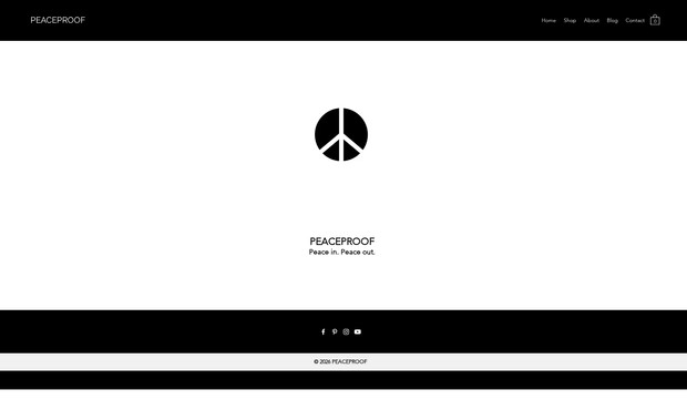 PEACEPROOF: PEACEPROOF | Custom Web Shop