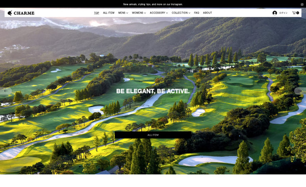 CHARME: WixStudio ・　Wixストア